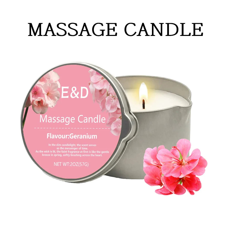 premium scented Massage Oil Candle