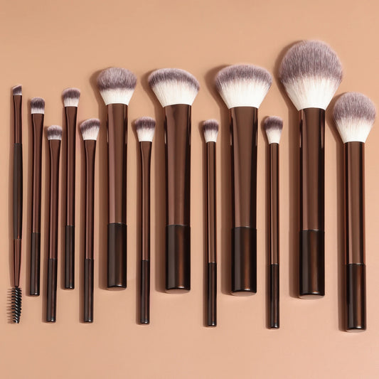 The Essential Makeup Brush Kit (13 Pcs)