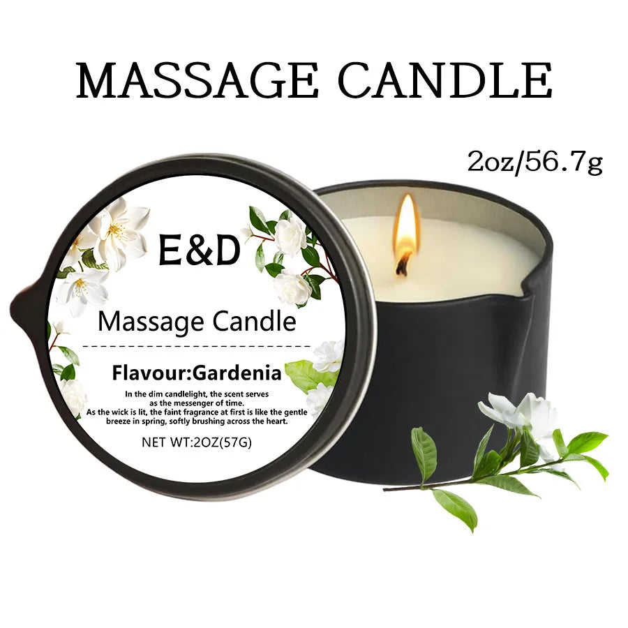 premium scented Massage Oil Candle