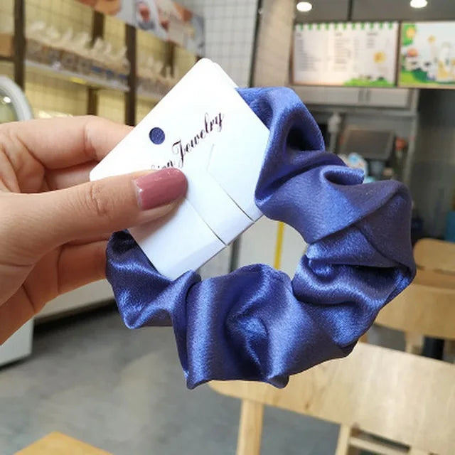 velvet touch silk scrunchies 1 pc