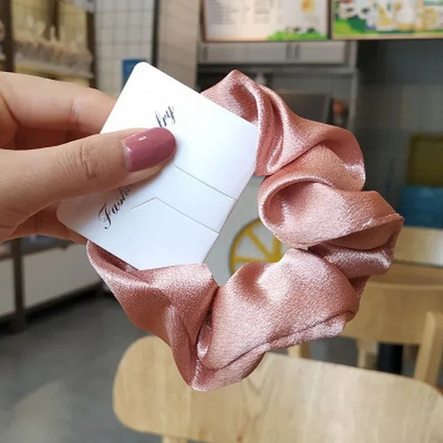 velvet touch silk scrunchies 1 pc