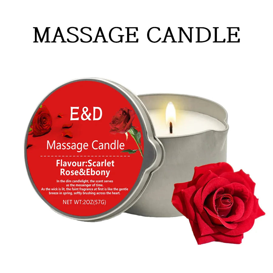 premium scented Massage Oil Candle